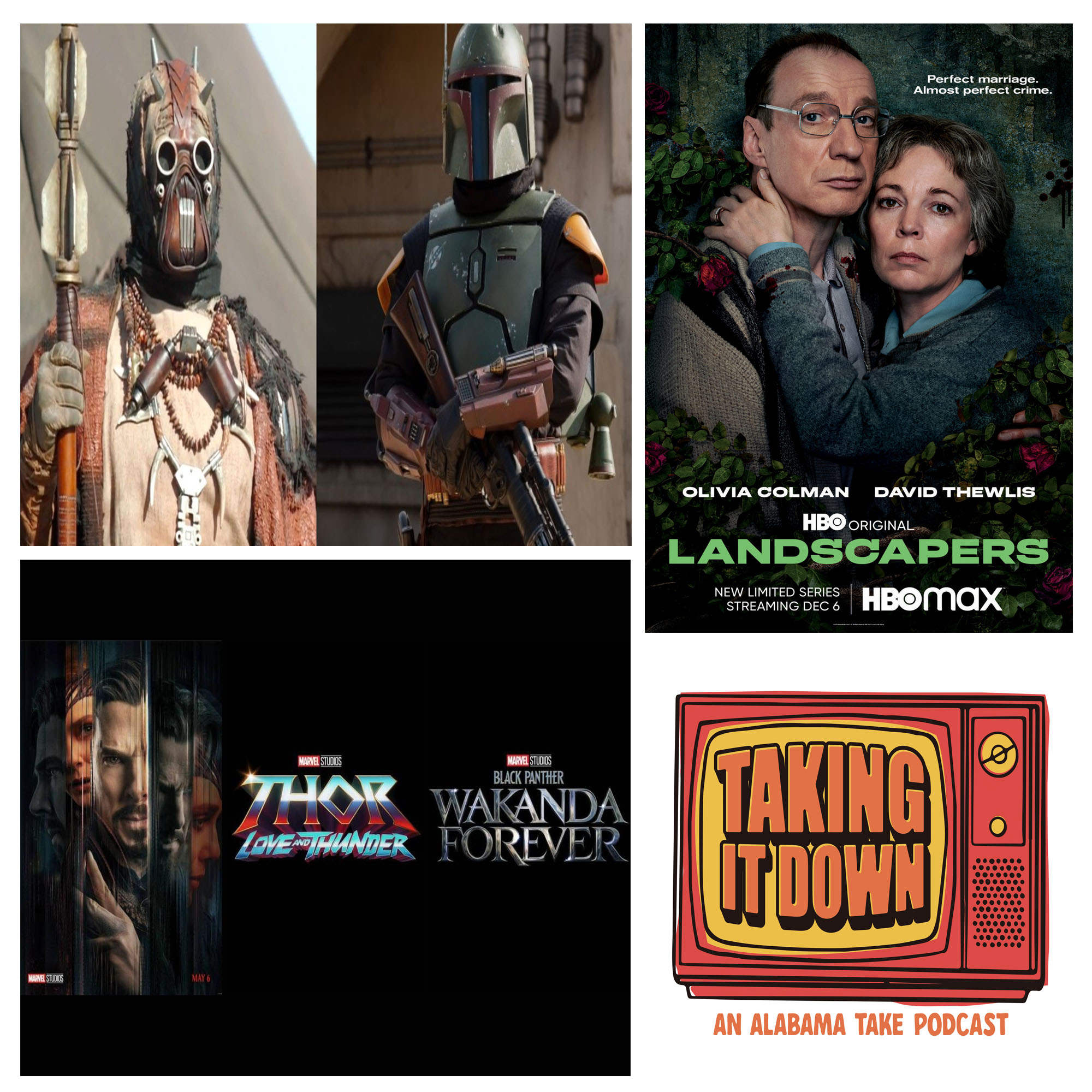 Taking It Down 103: Top Entertainment from 2021, Boba Fett Episode 2, Landscapers Finale, and What’s Ahead