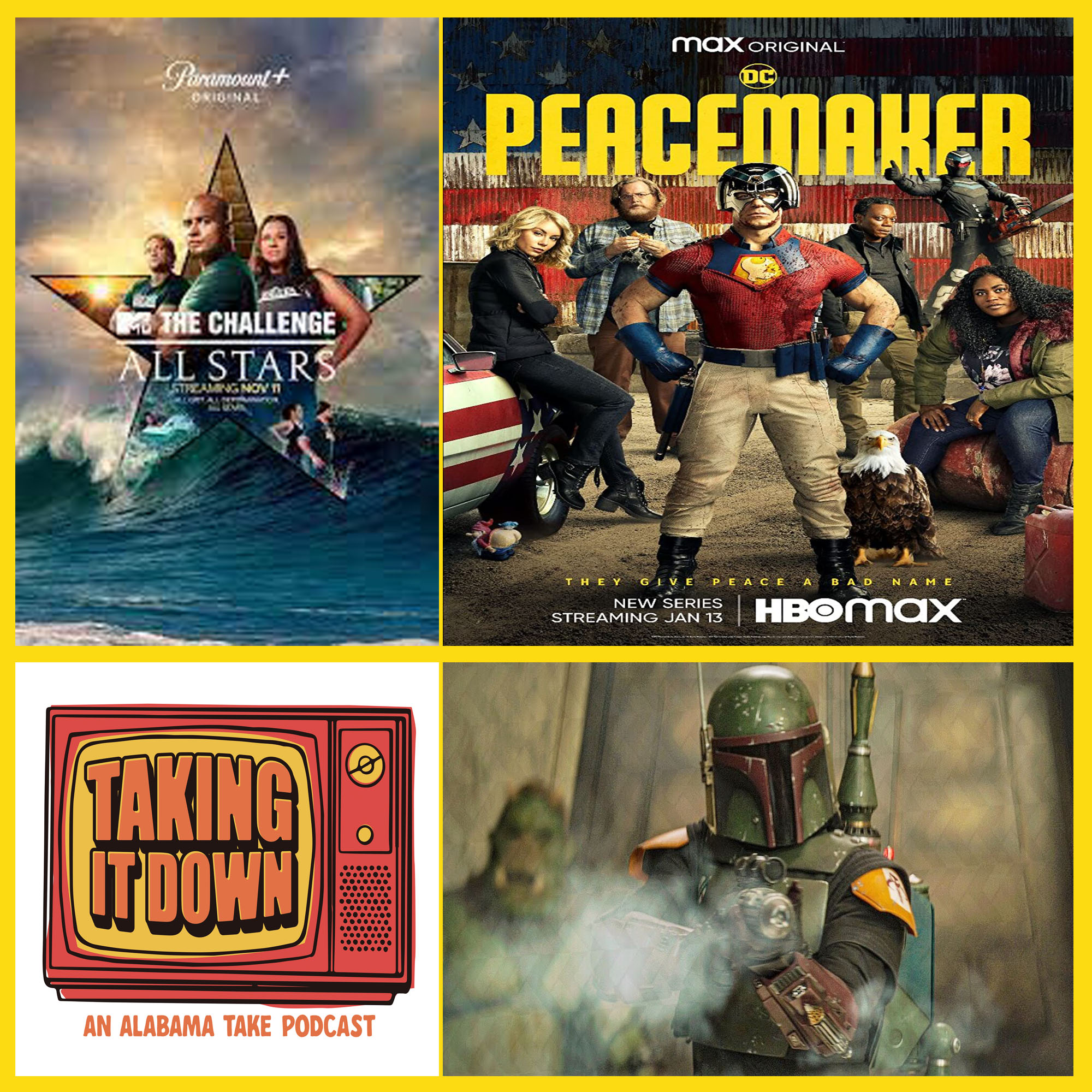Taking It Down 104: Peacemaker, The Book of Boba Fett, and the finale of Challenge: All Stars