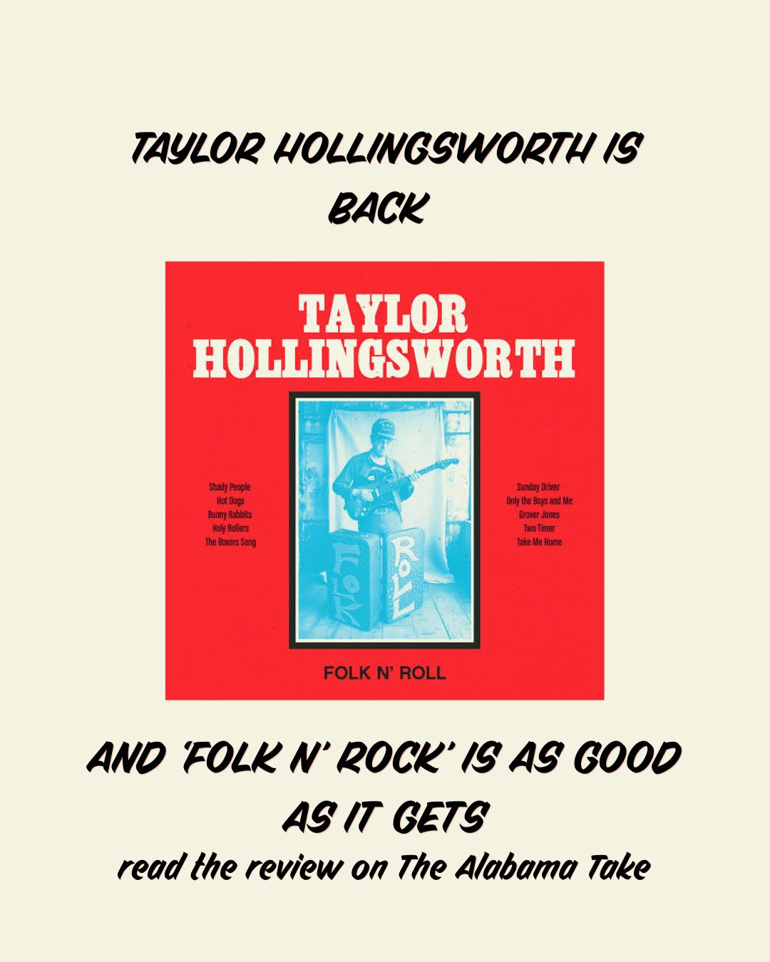 Back and Smoother Than Ever: Taylor Hollingsworth’s ‘Folk n’ Rock’ Reviewed